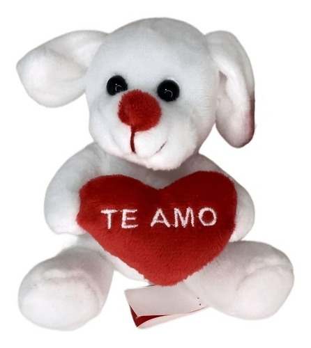 Peluche Perro Con Corazón Te Amo 12cm - Phi Phi Toys 