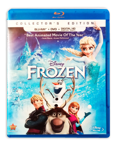 Frozen Blu-ray 2 Discos Original Usado