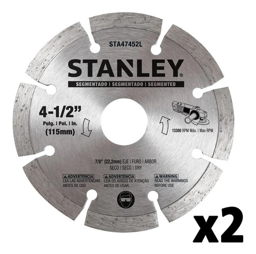 Amoladora Angular Stanley 710w Stgs7115k + 10 Discos 115mm