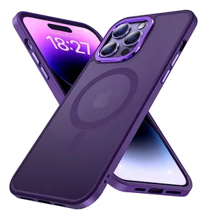 Funda Kisen Magnetica Para iPhone 14 Pro (violeta)