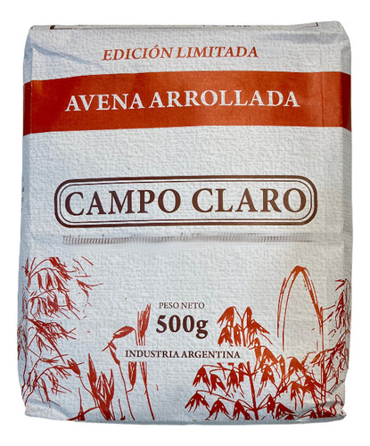 Avena Orgánica Campo Claro 500gr - Cons.precios X Cantidad