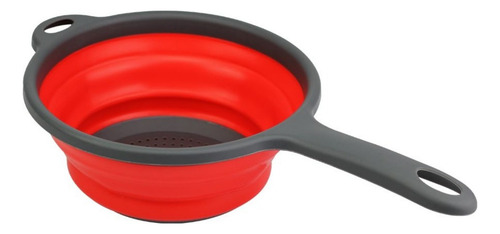 Escorredor De Alimentos Silicone Retrátil Com Cabo Macarrão