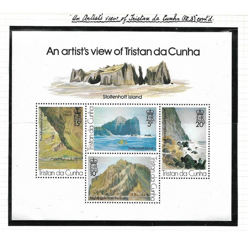 Tristán Da Cunha´80 Gran Bretaña Serie  267/70 + Hb Paisajes