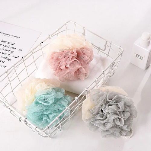 3 Pcs Large Bi-colour Shower Balls Colourful Pe Soft
