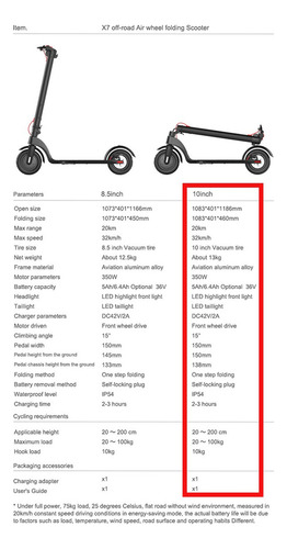 Scooter Hx-x7 Scooter Eléctrico Plegable Negro 25 Km/h Negro