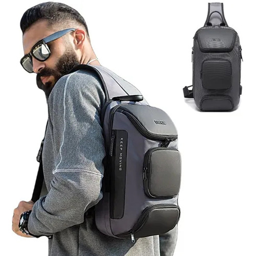 Bolso De Hombro Antirrobo Para Hombre Con Carga Usb, Paquete