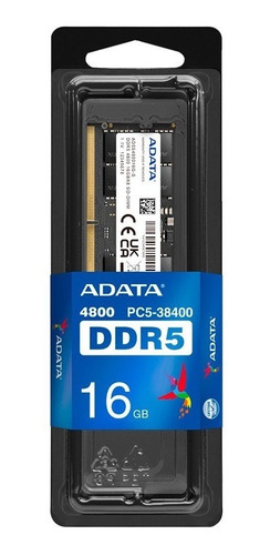 Memoria Ram Adata Para Portatil 16gb 4800mhz Ddr5