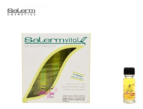 Kit Ampollas Salerm Vital Y Aceite Concentrado Argan Salerm