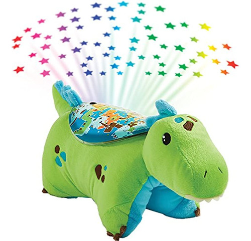 Pillow Pets Sleeptime Lites Green Dinosaur Animal De Peluche