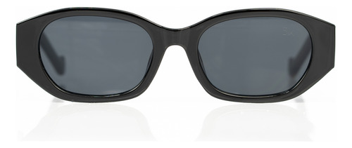 Óculos De Sol Feminino Verde Retro Grande Arredondado Cor Único Armação Preto Haste Único Lente Único Desenho Retangular Arredondado