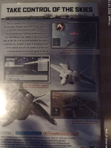 Psp Ace Combat X Skies Of Deception Nuevo Sellado