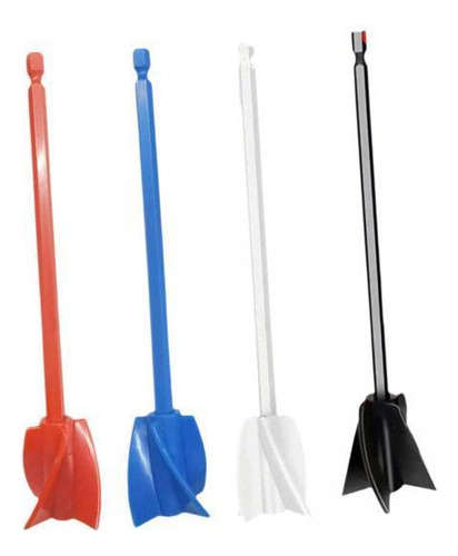 3 X 4x Pás De Mistura Pintura Broca Misturadores De