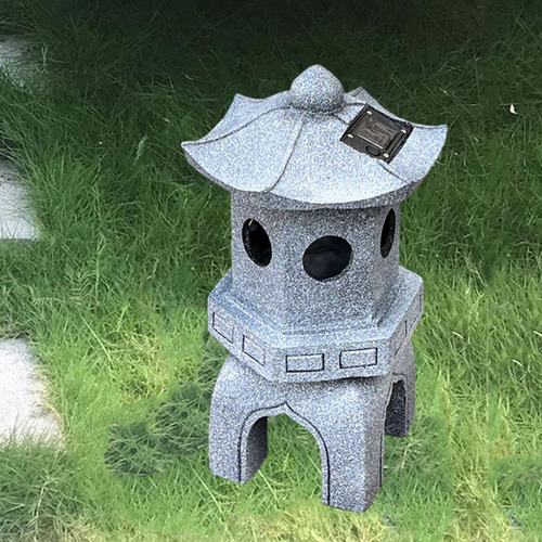 Mini Pagoda Garden Statue Figurine Micro Paisaje Ornamento
