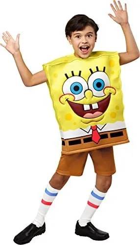 Disfraz Talla Medium Para Niño De Bob Esponja Pantalones