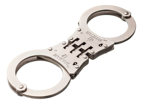 Algema Dobradiça Profissional Policial Aço Invictus Original