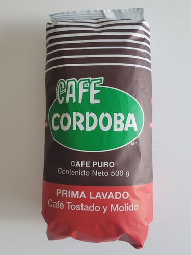 Café Córdoba / Prima Lavado, Tostado Y Molido / ¡lo Mejor!