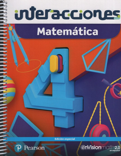 Matematica 4 - Interacciones - K12, de No Aplica. Editorial Pearson, tapa blanda en español, 2021