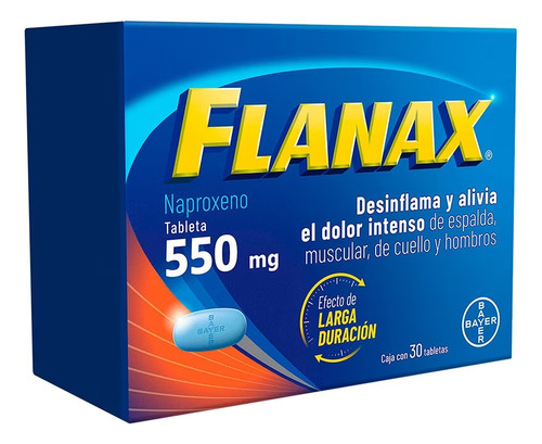 Flanax Tableta 550 Mg, 30 Tabletas