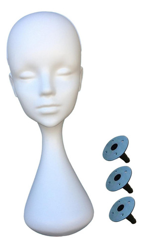 Mannequin Head Foam Mannequin Display Con Cubierta Inferior
