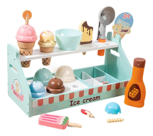 Sorveteria Brinquedos Comida Conjunto Sorvete Contador