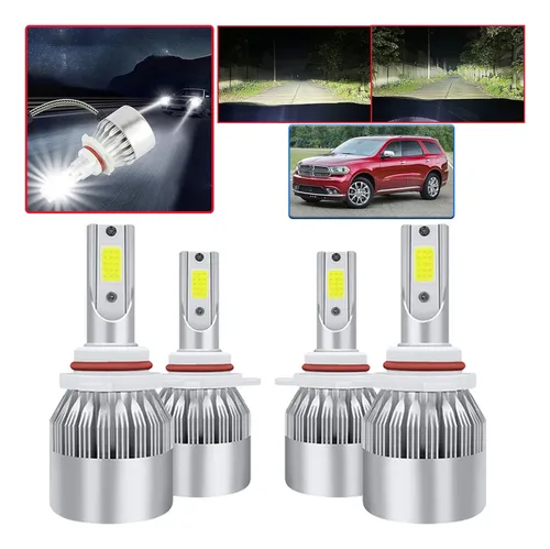 For Dodge Kit Focos Delanteros De Led Luz Alta/baja