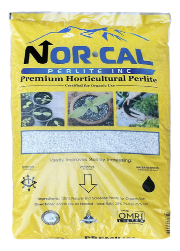 Norcal Perlite Horticultural Perlite Organico Certificado Pr