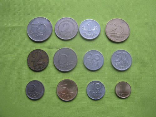 Hungría Lote 12 Monedas  Diferentes 