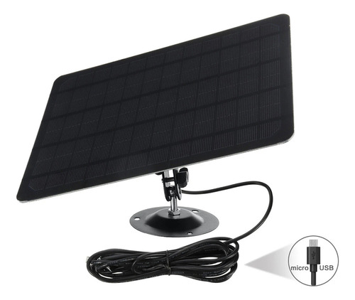 / Panel Solar Micro Usb De 10w Para Cámara