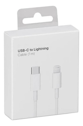 Cable Usb- C A Lightning Apple iPhone 11 iPad / Pro (remate)