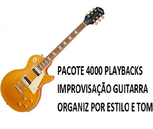 4000 Playbacks  Improvisação Guitarra Organizado Por Genero