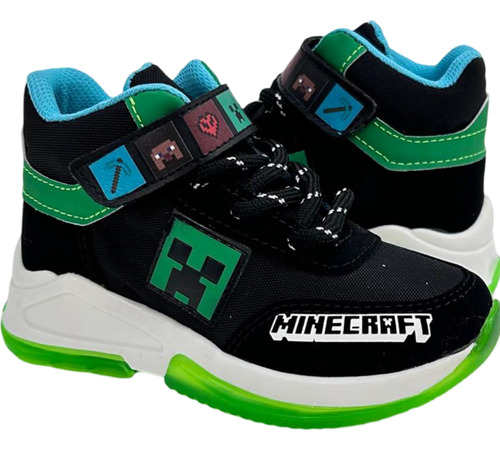 Tenis Para Niños De Minecraft - Creeper (18-21)