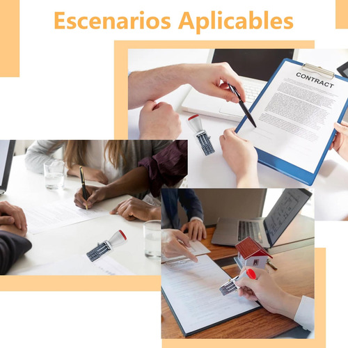 Sello Fechador Numérico De 3 Dígitos Ajustable, Sellos Goma