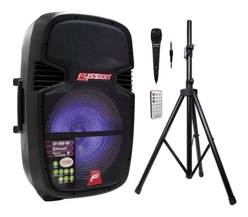 Bafle Fussion De 15 Recargable Pbs-15001 Bluetooth + Tripie | Meses sin  intereses