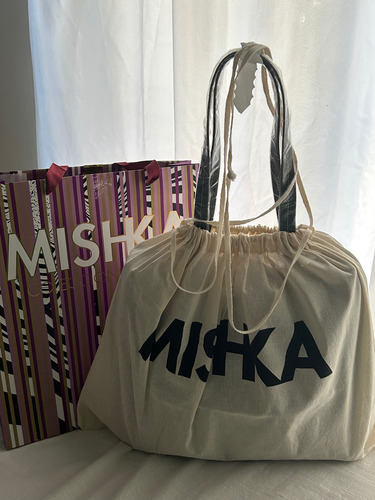 Cartera/bolso Daiane Efecto Cuero Charolado Verde De Mishka Verde Oscuro Lisa Combinación Verde Oscuro