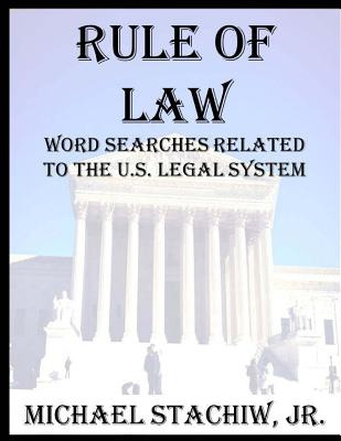 Libro Rule Of Law: Word Searches Related To The U.s. Lega...