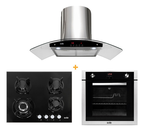 Combo 0164 Sole Emp 4q Vidrio+ Cam Venus Plus90+horno A Gas