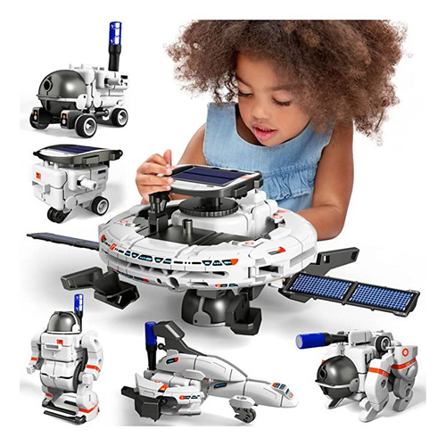 Sets De Proyectos Stem 6 En 1, Kit De Robot Solar De Bricola