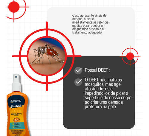 Repelente Corporal Contra Dengue Insetos Borrachudos 6 Un