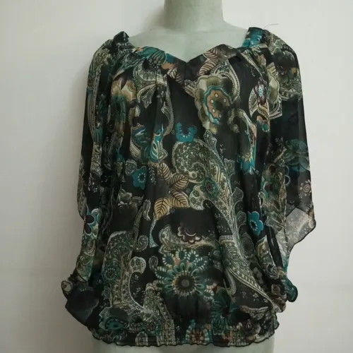 Blusa tipo mariposa outlet