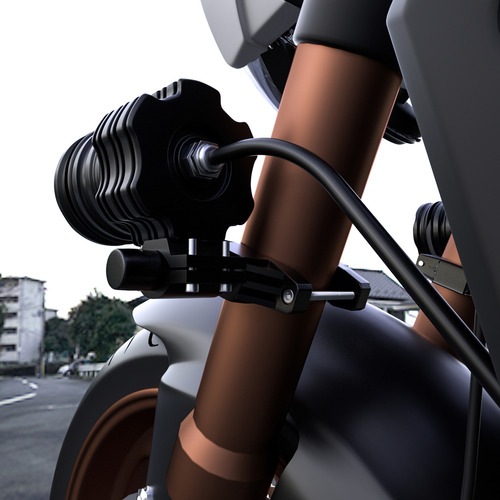 Soporte De Moto Con Barra De Luz, Soporte De Bicicleta Para