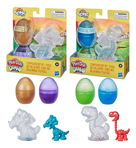 Play-doh Dino Crew Huevos De Dinosaurios Hasbro