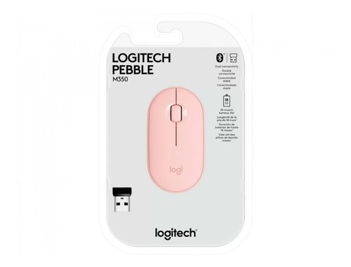 Mouse Logitech Pebble M350 Silent Wireless Bluetooth Rose