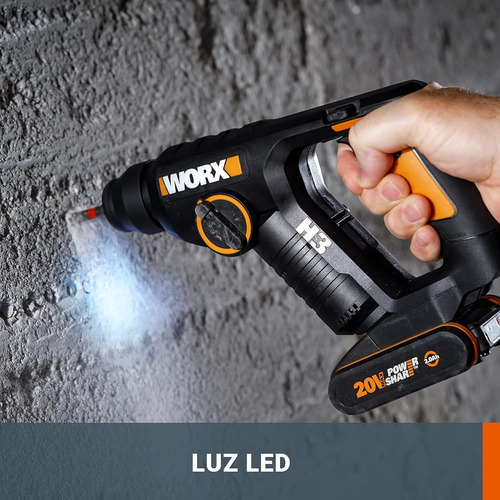 Worx Wx394.6 H3 | Martillo Sds-plus 20v | Función De Taladro