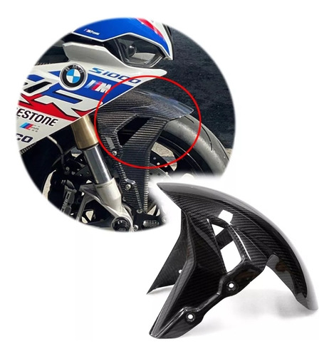 Paralama Fibra Carbono Dianteiro Bmw S1000rr 2020 