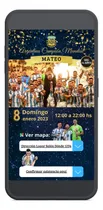 Comprar Invitación Inteligente Interactiva Selección Argentina Gps