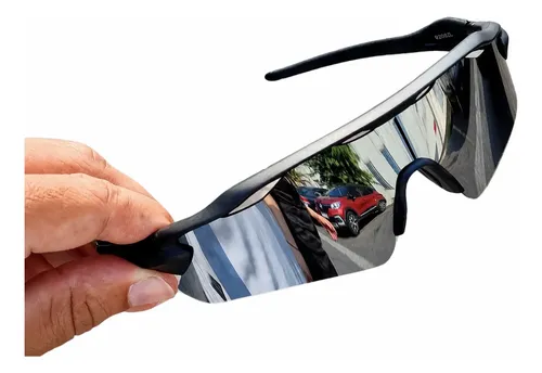 Óculos Esportivo De Sol Ciclismo Corrida Espelhado Uv400 - R$ 46,9