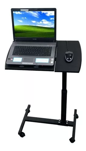 Base / Mesa Ajustable Con Ruedas Para Laptop X-kim Easy Life