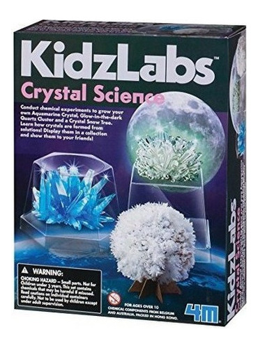 Kit De Ciencia Cristalina Kidzlabs De 4m