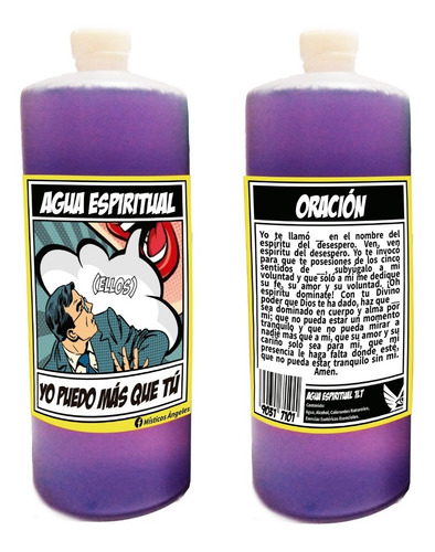 Agua Espiritual Yo Puedo Más Que Tú (ellos)