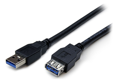 Paq C/2 - Startech Cable 1m Extension Usb 3.0 Macho A He /v Color Negro